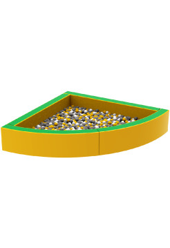 Сухой бассейн угловой 200х200 см HOP-HOP